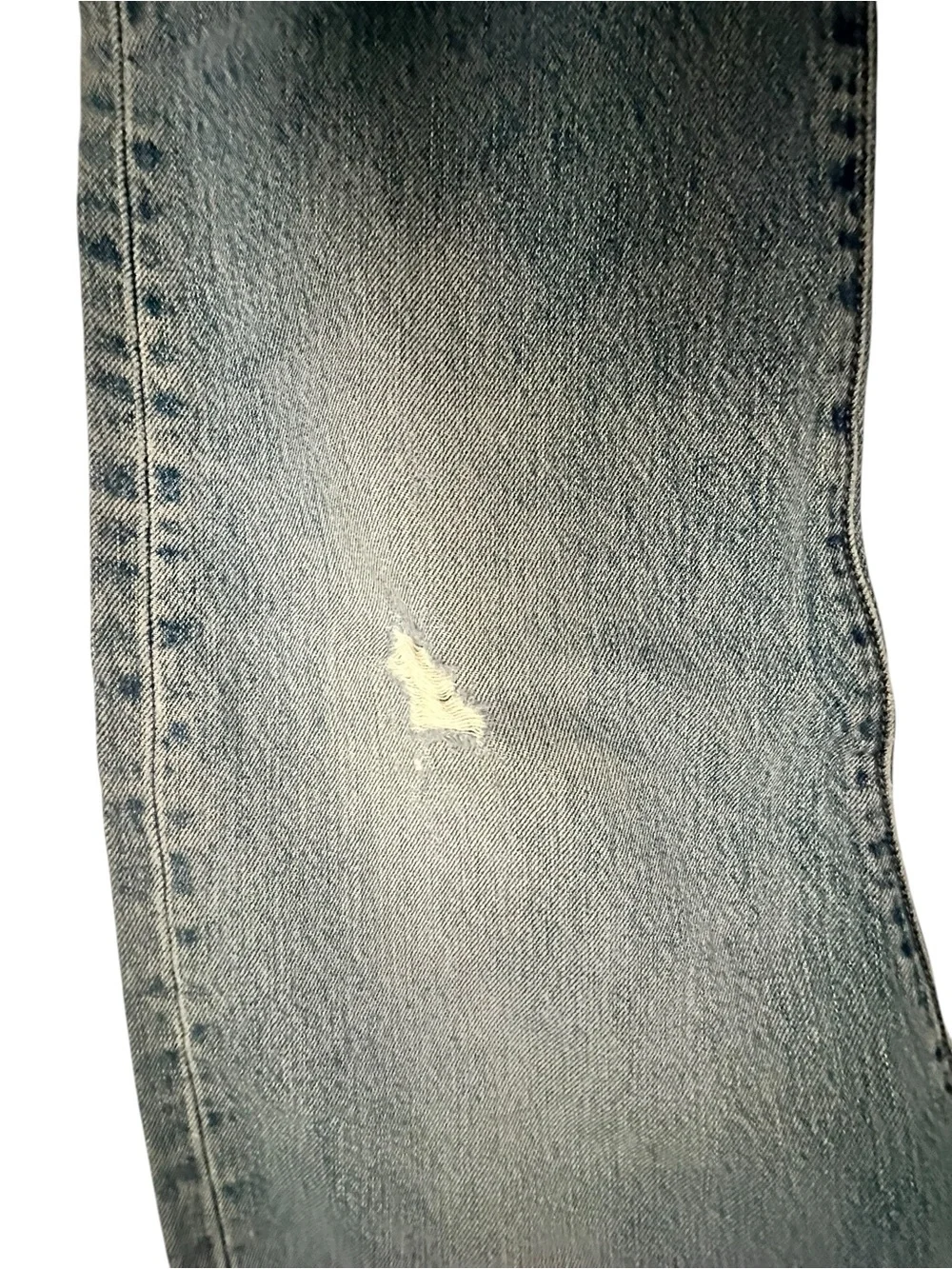 Levi's 501-0193 Straight Leg Button Fly Denim Jeans - Faded Blue 34/29